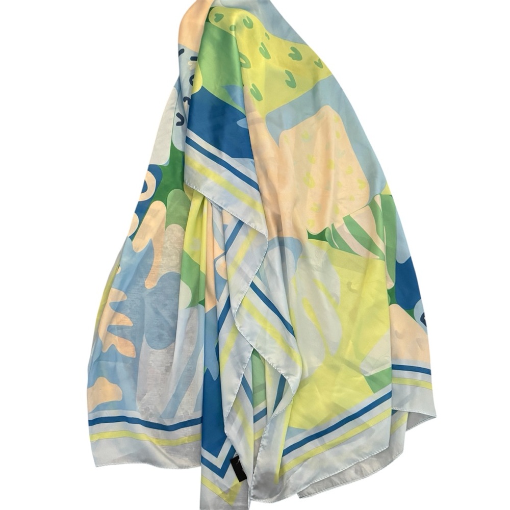 Coco + Carmen Pastel Abstract Print Large Scarf